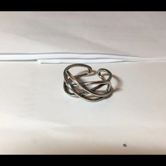 Sterling Silver Adjustable Ring - Picture 3 of 4
